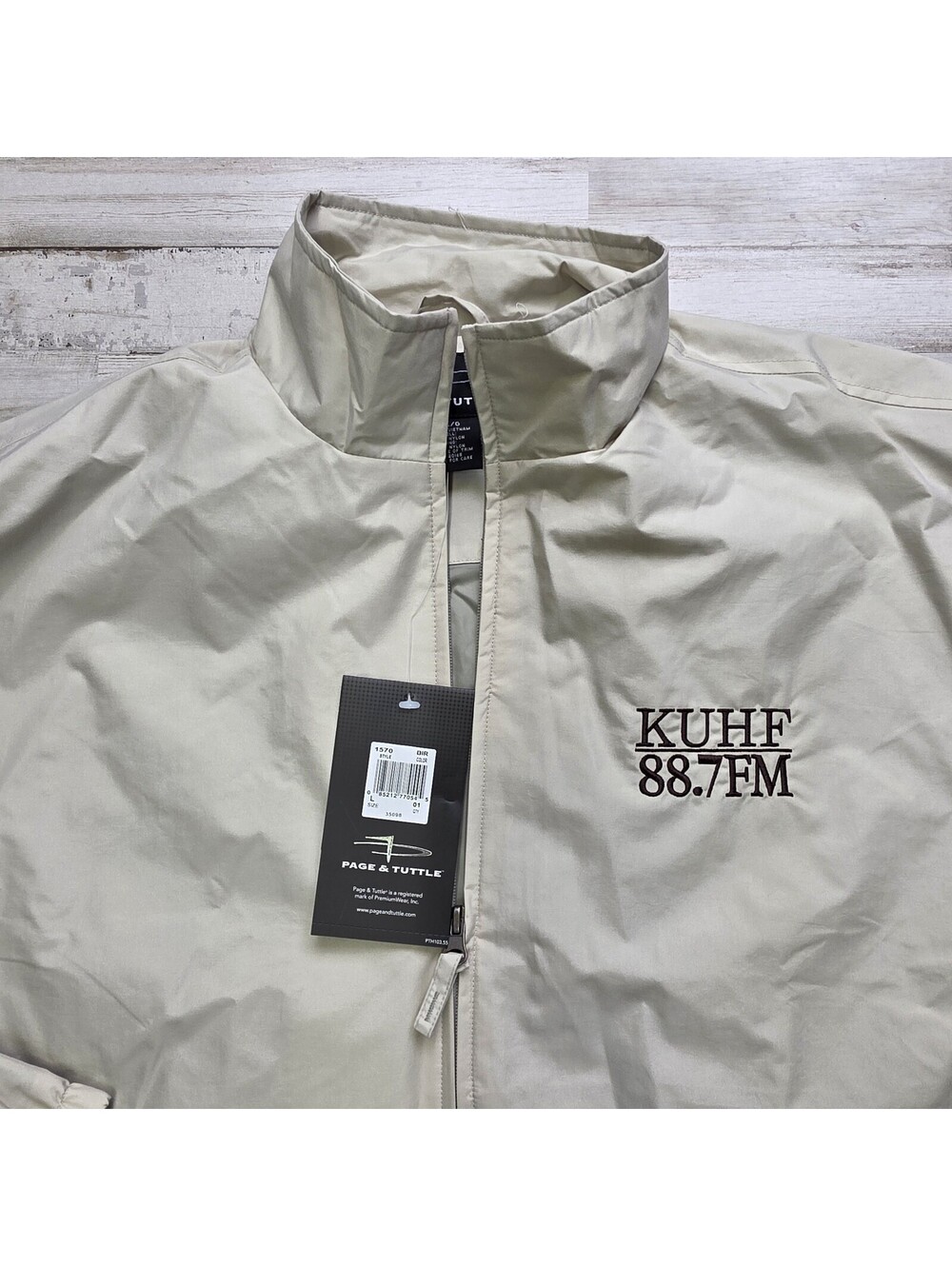 KUHF Radio Houston Classical Music Full Zip MED Jacket 88.7 FM Texas Station